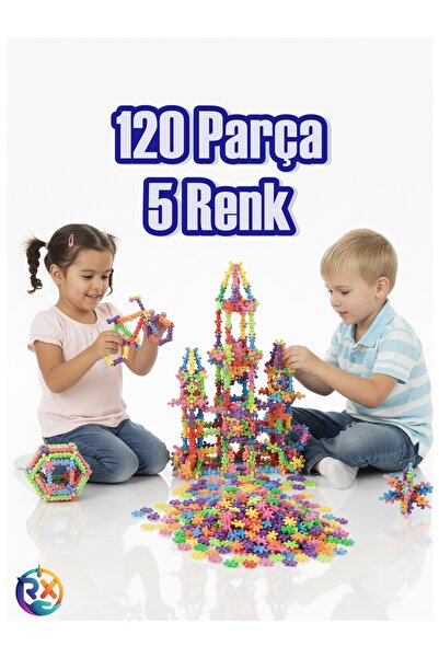Rovexa Master Molecules 120 Parça STEM Eğitici Oyuncak 3D Zeka Geliştirici Ya...