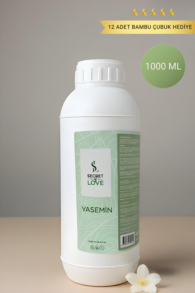 SECRET OF LOVE Premium 1 Litre Yasemin Kokusu, Oto/Araç Kokusu, Oto Parfüm 12...