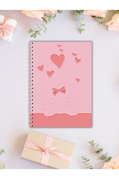 budi.crafts Spiralli A5 Not Defteri | Çizgisiz | 60 Yaprak | Yumuşak Karton K...