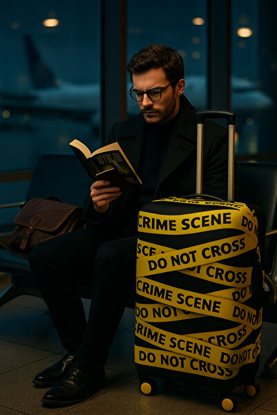 hızlıvaliz Husa pentru valiză My Saddlery Protector pentru valiză (GALBEN-STR...