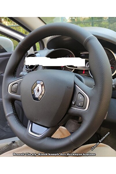 Detay Direksiyon kılıfı Renault Clio 4.5 2017 Dakota Klasik Desen Derisi Sökü...