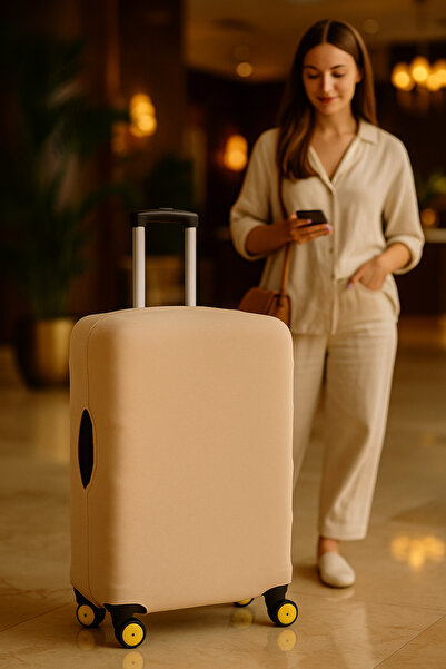 hızlıvaliz My Saddlery Suitcase Cover Protector pentru valiză (bej nisip)