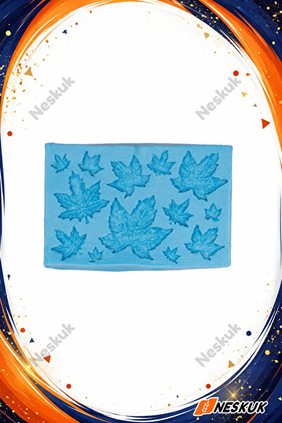 Neskuk Autumn Leaf Silicone Mold Fondant Mold Dough Shaper