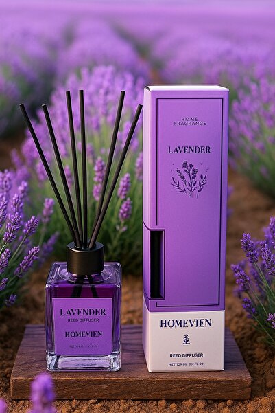Homevıen Lavender Ferah Lavanta Esanslı Uzun Süre Kalıcı Oda Parfümü 100 Ml