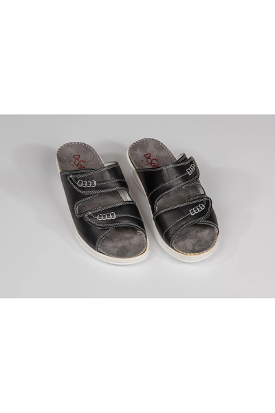 Dr.Soft Women's Anatomical Comfort Slippers 301 - Black