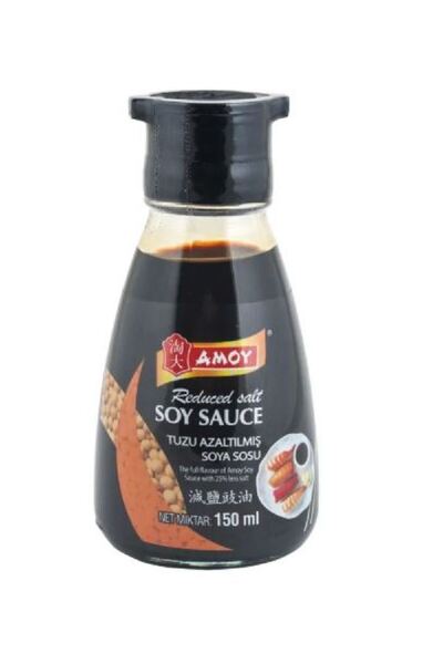 Amoy Tuzu Azaltılmış Soya Sosu Oval 150 ml