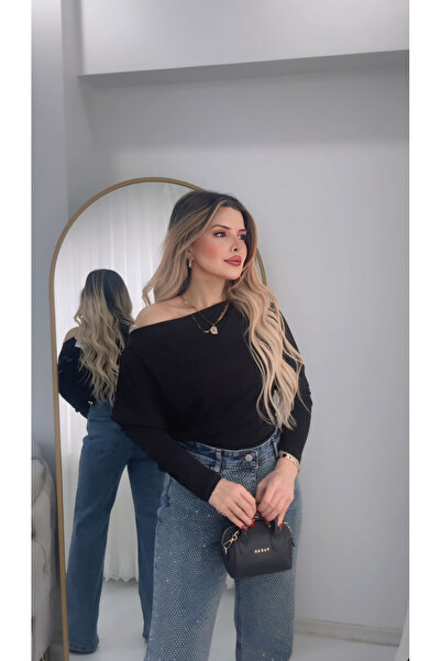 DENİZ Candy Kumaş Kayık Yaka Bluz