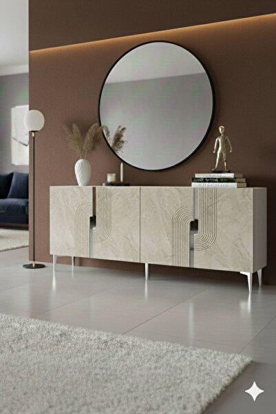 YUMEDİ DESİGN KA1804BTS - DÜNYA KONSOL, TV SEHPASI, ÇOK AMAÇLI DOLAP ve KAHVE...