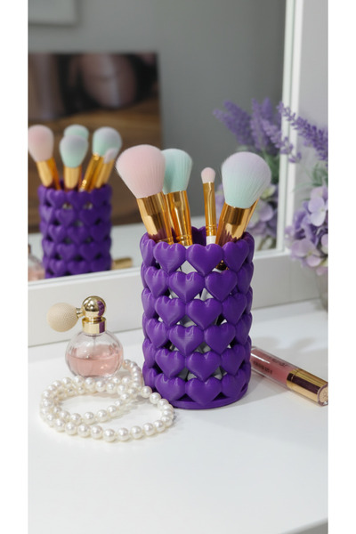 END Design Heart Organizer |   Makeup Brush Holder & Pen Holder |   Decorativ...