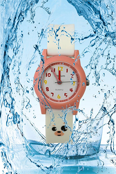 sezerekspres Children's Wristwatch Waterproof RODİUM ANALAOG (2210) (CREAM-PO...