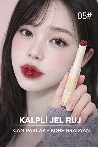 Kozmetik Florette Gege Bear Kalpli Jelly Lipstick Ruj - 05 Gege Bear