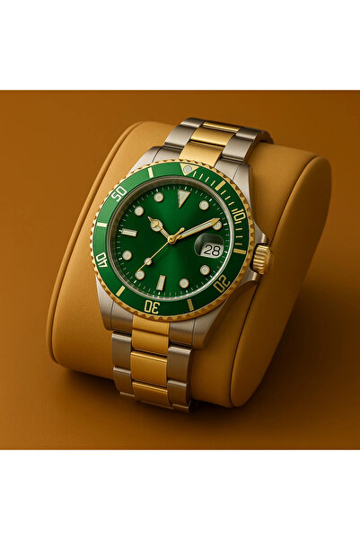 sezerekspres Men's Wristwatch Metal with Calendar Stainless Does Not Tarnish