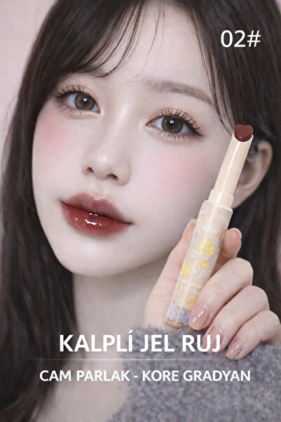 Kozmetik Florette Gege Bear Kalpli Jelly Lipstick - 02 Gege Bear