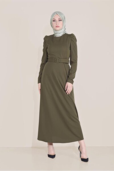 Alvina Watermelon Sleeve Belt Dress 40760