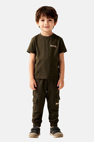 BENCH Toddlers Boy 4 Pieces Graphic Print Top And Bottom Set, Multicolor