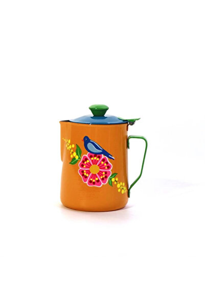 DEDEMİN EMAYELERİ TURUNCU KAHVE DEMLİĞİ