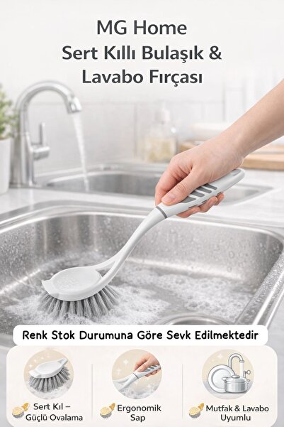 VENON Softon Щітка для посуду та раковини 🍳Кухонна щітка 🛁 Жорстка щетина С...