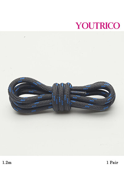 Youtrico زوج واحد من أربطة الأحذية المستديرة المنقطة - أربطة بوليستر ملونة لل...