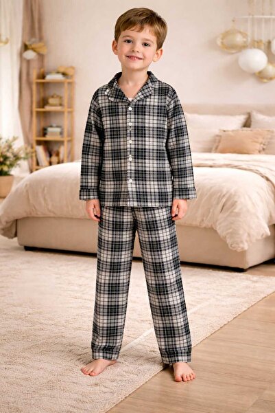 zahider pamučna košulja ogrlica za dečake pidžama set