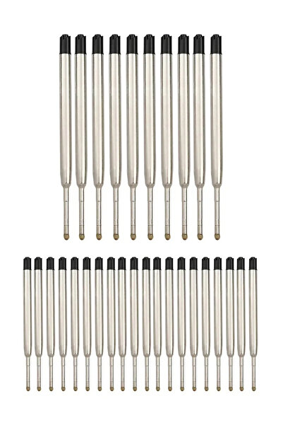 Choice 30 قطعة حبر جاف أسود، 5/10/20/30/40 قطعة، طول 3.9 بوصة، عبوات إعادة تع...