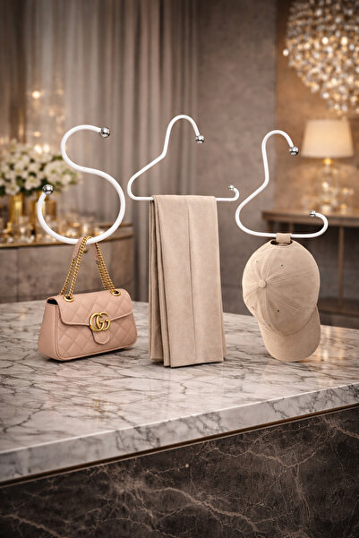 Home Set de 3 umerașe multifuncționale |   Umeraș pentru pantaloni + Umeraș p...