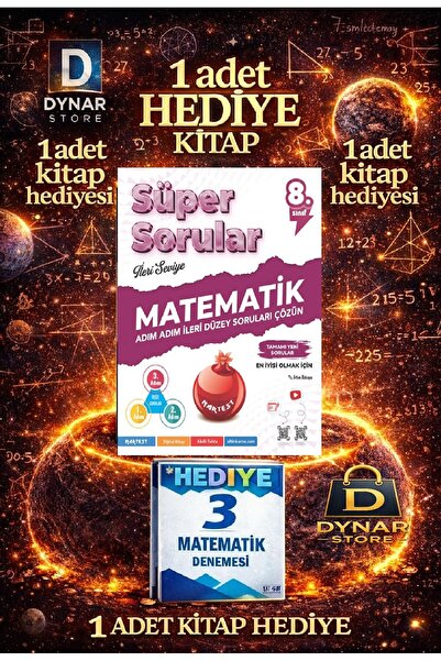 Nartest Yayınları 8. Sınıf Matematik Süper Sorular
