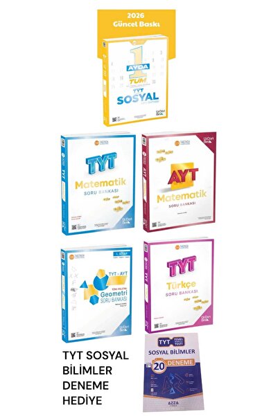 Üç Dört Beş Yayıncılık Üç dört beş Tyt Ayt Eşit Ağırlık Soru Bankası Set 2026