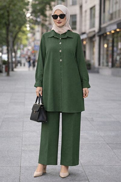 FUAT GÜRSEN Metal Button Detailed Trouser Suit