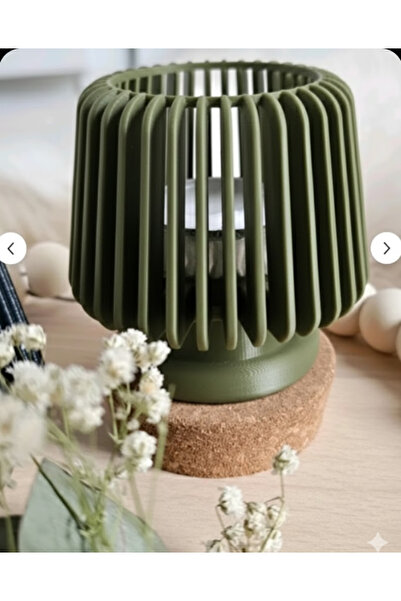 Kanem3D Çizgi Şekilli Mumluk