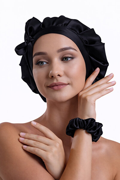 SİLKWORM LİFE 100% чиста коприна, луксозна нощница с дълги връзки