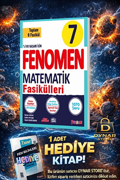 Fenomen Yayıncılık Fenomen 7.sınıf Matematık Fasıkül Setı Ve Hediyeli