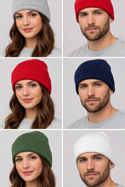 Marka قبعة بلون سادة للجنسين