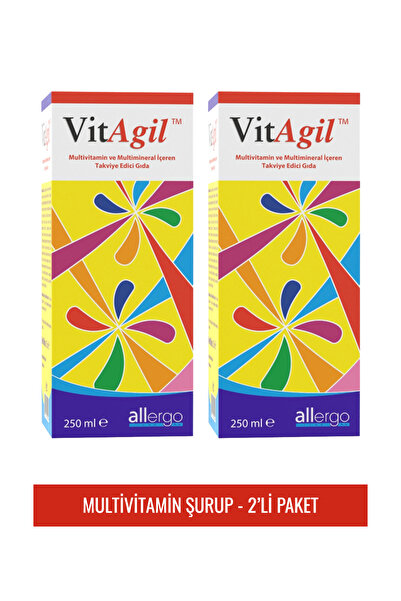 Multivitamin & Multimineral Vitagil-Şurup 250ml - İKİLİ PAKET