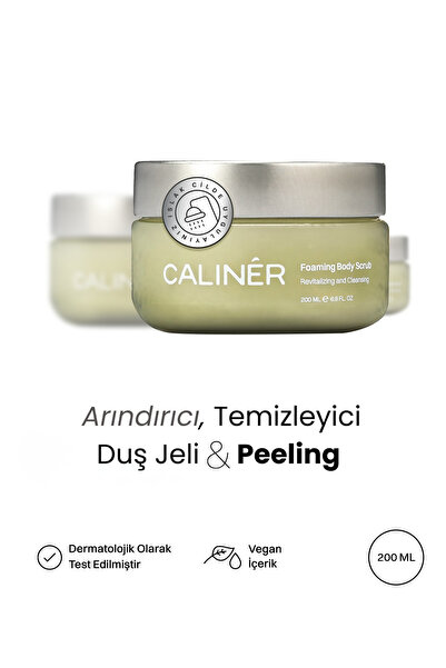 Caliner Foaming Body Scrub - Duş Jeli ve Peelingin Mükemmel Birleşimi ile Cil...