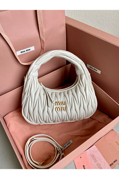 GENERINK M M Wander Matelassé Crescent Bag Women's Handbag Adjustable Shoulde...