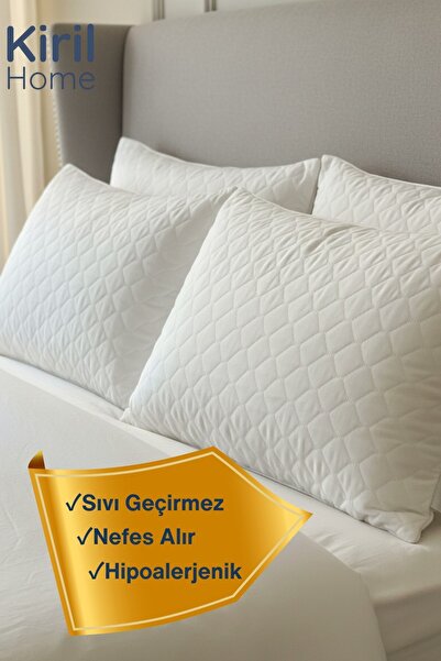 Ultra Soft 2-Piece Soundproof Sweat and Liquid-Proof Pillow Flush
