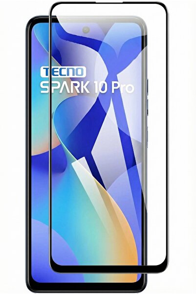 Fibaks Tecno Spark 10 Pro واقي شاشة كامل زجاجي غير قابل للكسر 150cc مضاد للكه...