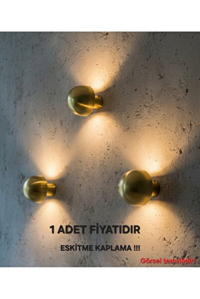 Bozyaka Aydınlatma Mantar Dekoratif Tasarım Eskitme Kaplama Duvar Aplik Iç Me...