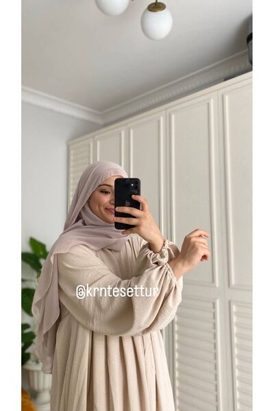 Hijab Rochie Ayrobin și Shaded Souffle Hajj Umrah Khimar Abaya Souffle