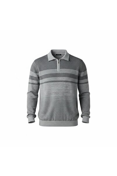 Butik Battal Large Size Wool Quality Knitwear Polo Neck Sweater