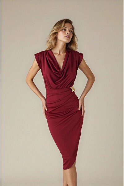 OLSAMODA KADIN VATKALI DEGAJE YAKA BROŞLU ANVELOP KESİM ABİYE DÜĞÜN NİŞAN SÖZ...