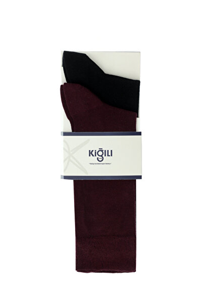 Kiğılı Σετ 2 απλές βαμβακερές κάλτσες
