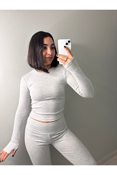 İVVİ PARMAK GEÇMELİ BODY EŞOFMAN TAKIMI