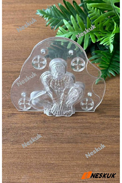 Neskuk قالب شوكولاتة سبايدر مان ثلاثي الأبعاد، للهدايا والحفلات، بطابع مارفل