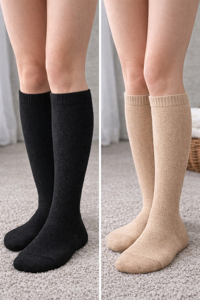 Laxdi Dizaltı Kalın Havlu Çorap