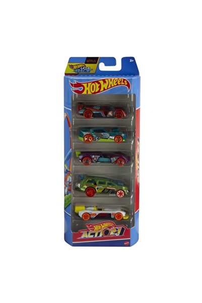 Mercaton SET 5 MASINI HOT WHEELS ACTION
