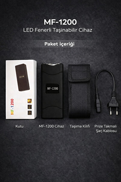 özkurt ticaret Type 801- MF 1200 şarjlı el feneri koruma cihazı