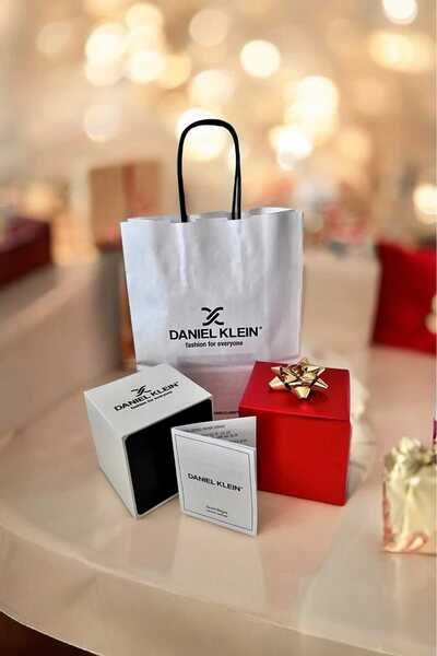 Daniel Klein Gold Color Women's Wrist Watch Bracelet and Gift Bracelet