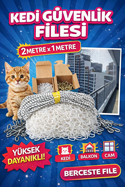 KEDİ GÜVENLİK FİLESİ 2x1