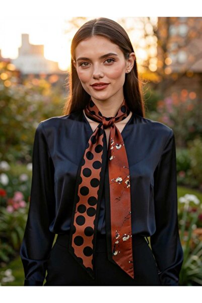 ASUMBA Шарф-хустлка з візерунком, червоний